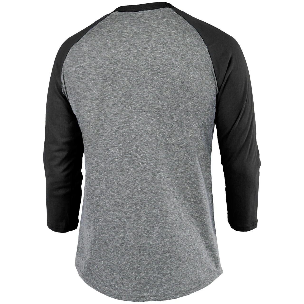 Men's San Francisco Giants Majestic Threads Heathered Gray/Black Current Logo 3/4-Sleeve Raglan Tri-Blend T-Shirt 5 Men's San Francisco Giants Majestic Threads Heathered Gray/Black Current Logo 3/4-Sleeve Raglan Tri-Blend T-Shirt - Image 3