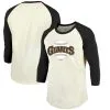 Men's San Francisco Giants Majestic Threads Cream/Black Cooperstown Collection Raglan 3/4-Sleeve T-Shirt 1 Men's San Francisco Giants Majestic Threads Cream/Black Cooperstown Collection Raglan 3/4-Sleeve T-Shirt -San Francisco Giants 4 sleeve t shirt pi3406000 altimages ff 3406792 247deb451d3cc5574030alt1 full