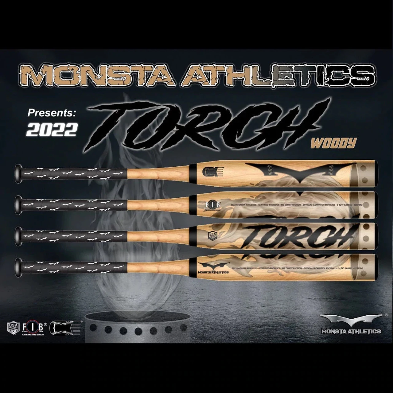 2022 Monsta Torch Wood Grain USA / ASA 3 2022 Monsta Torch Wood Grain USA / ASA