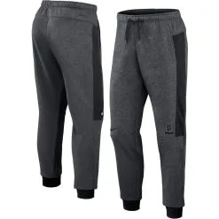 Men's San Francisco Giants Nike Heathered Gray/Black Authentic Collection Flux Performance Jogger Pants