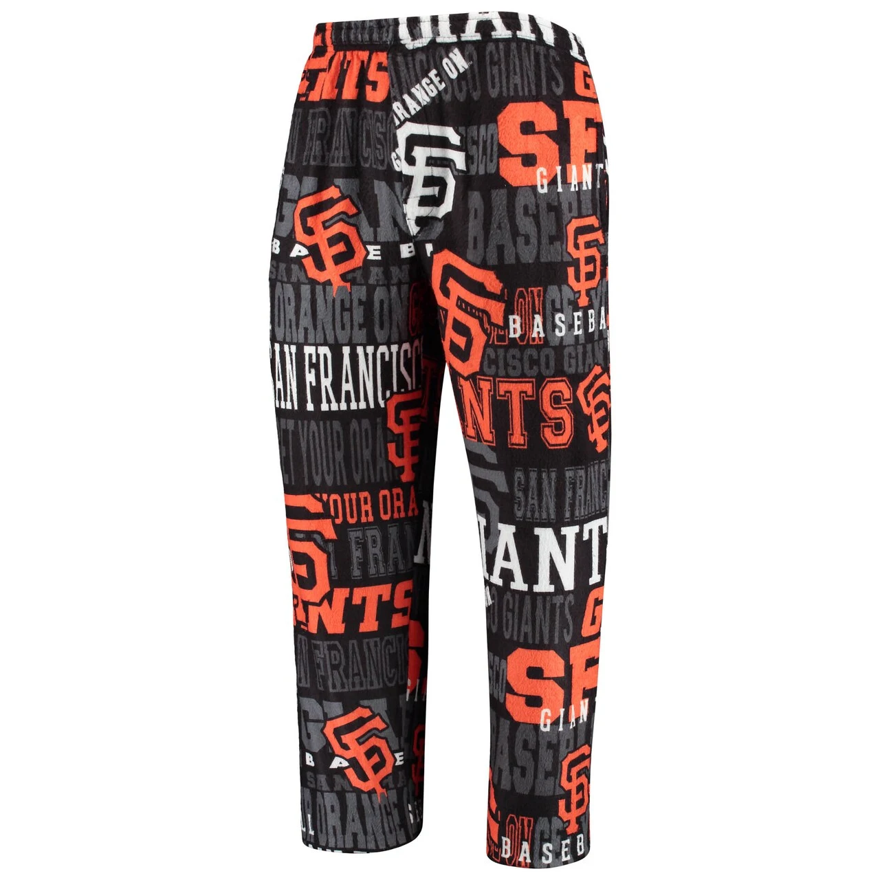 Men's San Francisco Giants Concepts Sport Black/Charcoal Ensemble Slub Long Sleeve T-Shirt And Allover Pants Sleep Set 6 Men's San Francisco Giants Concepts Sport Black/Charcoal Ensemble Slub Long Sleeve T-Shirt And Allover Pants Sleep Set - Image 4