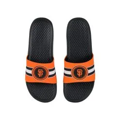 San Francisco Giants FOCO Stripe Raised Slide Sandals