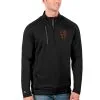 Men's San Francisco Giants Antigua Black Generation Quarter-Zip Pullover Jacket -San Francisco Giants gray san francisco giants generation quarter zip pullover jacket pi4083000 ff 4083195 08eb4640401623de9f81 full