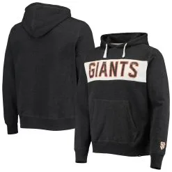 Men's San Francisco Giants '47 Black Team Pullover Hoodie