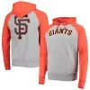 Men's San Francisco Giants '47 Heathered Gray Sport Raglan Pullover Hoodie