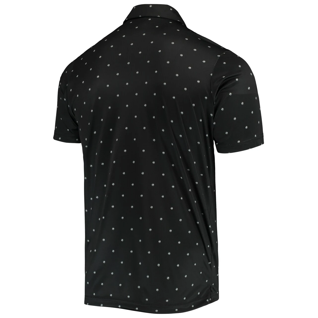 Men's San Francisco Giants Antigua Black Major Polo 5 Men's San Francisco Giants Antigua Black Major Polo - Image 3