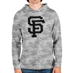 Men's San Francisco Giants Antigua Camo Team Logo Absolute Pullover Hoodie
