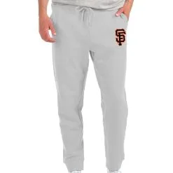 Men's San Francisco Giants Antigua Gray Action Jogger Pants