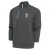 Men's San Francisco Giants Antigua Gray Metallic Generation Quarter-Zip Pullover Top -San Francisco Giants mens antigua gray san francisco giants metallic generation quarter zip pullover top ss5 p 200068205u ts4hev8bdlddhffdeponv u1nrkamu2a09pkawnlgb