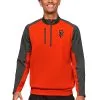 Men's San Francisco Giants Antigua Orange Team Quarter-Zip Pullover Top -San Francisco Giants mens antigua orange san francisco giants team quarter zip pullover top pi5006000 ff 5006068 d810e334397c387f78b7 full