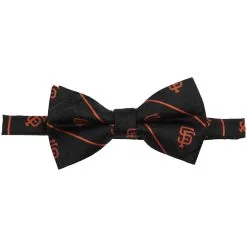Eagles Wings Men's San Francisco Giants Black Oxford Bow Tie