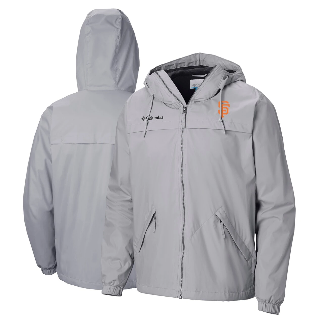 Men's San Francisco Giants Columbia Gray Oroville Creek Lined Full-Zip Jacket 3 Men's San Francisco Giants Columbia Gray Oroville Creek Lined Full-Zip Jacket