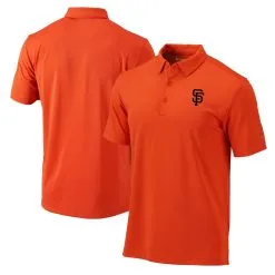 Men's San Francisco Giants Columbia Orange Omni-Wick Drive Polo