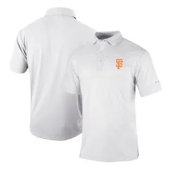 Men's San Francisco Giants Columbia White Omni-Wick Total Control Polo