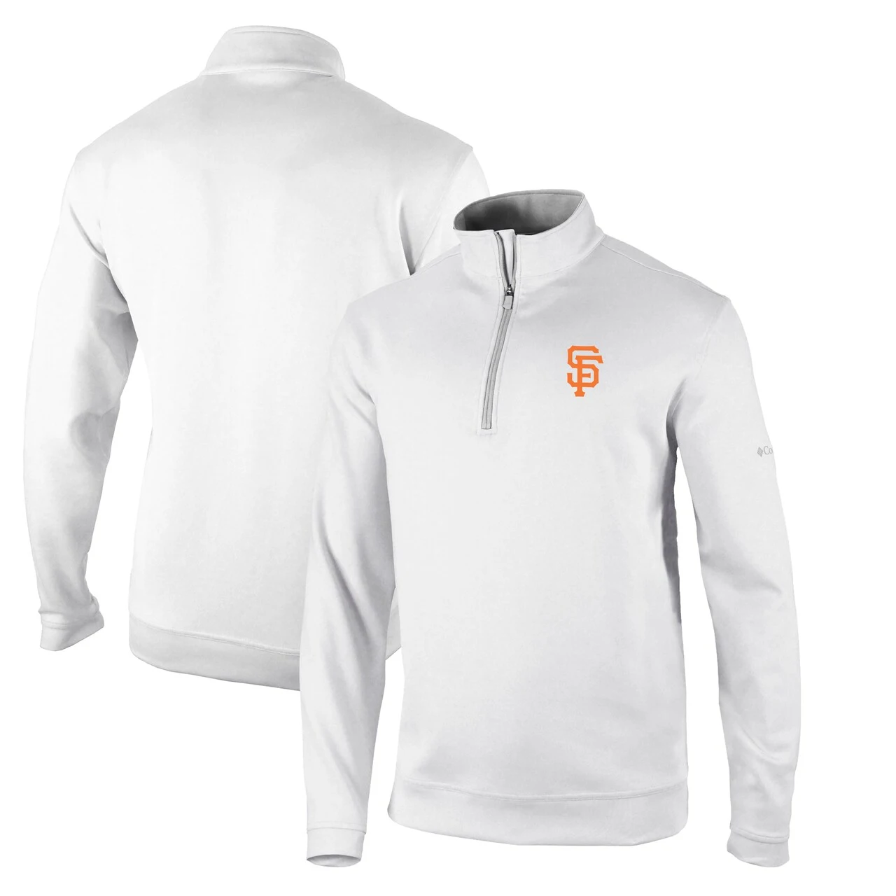 Men's San Francisco Giants Columbia White Omni-Wick Wickhams Hills Half-Zip Pullover Top 3 Men's San Francisco Giants Columbia White Omni-Wick Wickhams Hills Half-Zip Pullover Top
