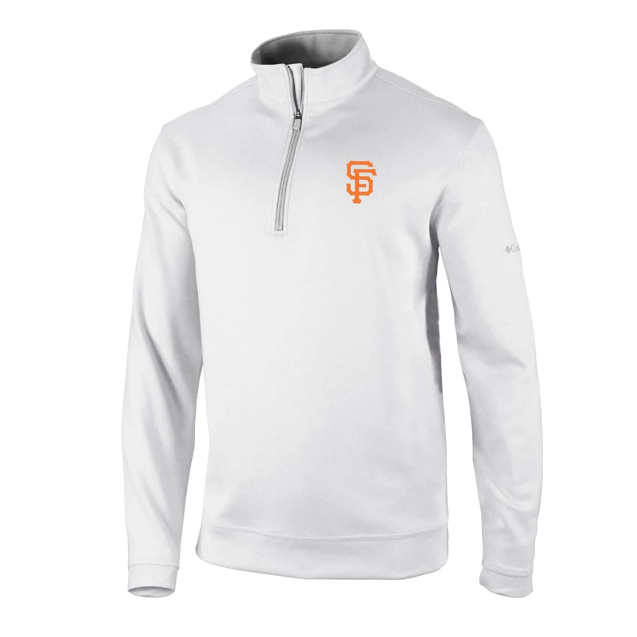 Men's San Francisco Giants Columbia White Omni-Wick Wickhams Hills Half-Zip Pullover Top 4 Men's San Francisco Giants Columbia White Omni-Wick Wickhams Hills Half-Zip Pullover Top - Image 2