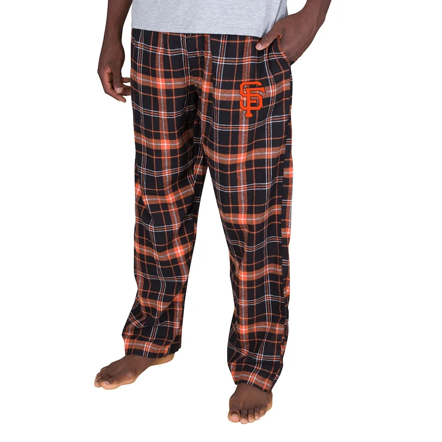 Men's Concepts Sport Black San Francisco Giants Ultimate Plaid Flannel Pajama Pants 3 Men's Concepts Sport Black San Francisco Giants Ultimate Plaid Flannel Pajama Pants