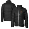 Men's San Francisco Giants Cutter & Buck Black Rainier Eco Insulated Full-Zip Puffer Jacket