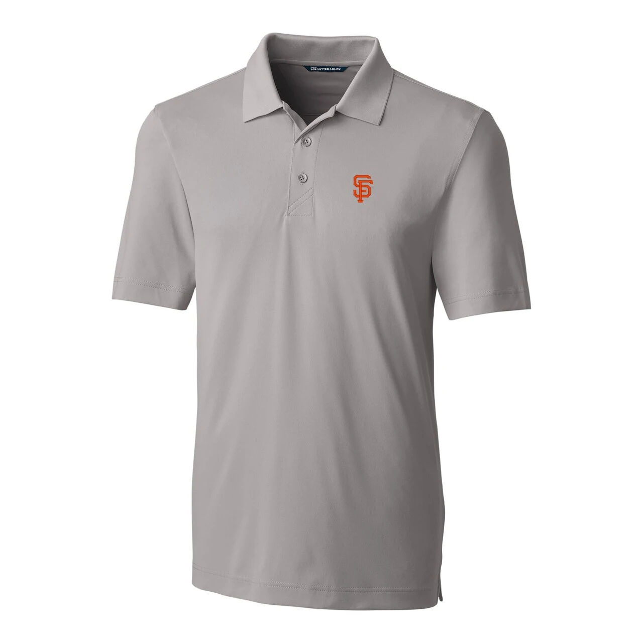 Men's San Francisco Giants Cutter & Buck Gray Forge Stretch Polo 4 Men's San Francisco Giants Cutter & Buck Gray Forge Stretch Polo - Image 2