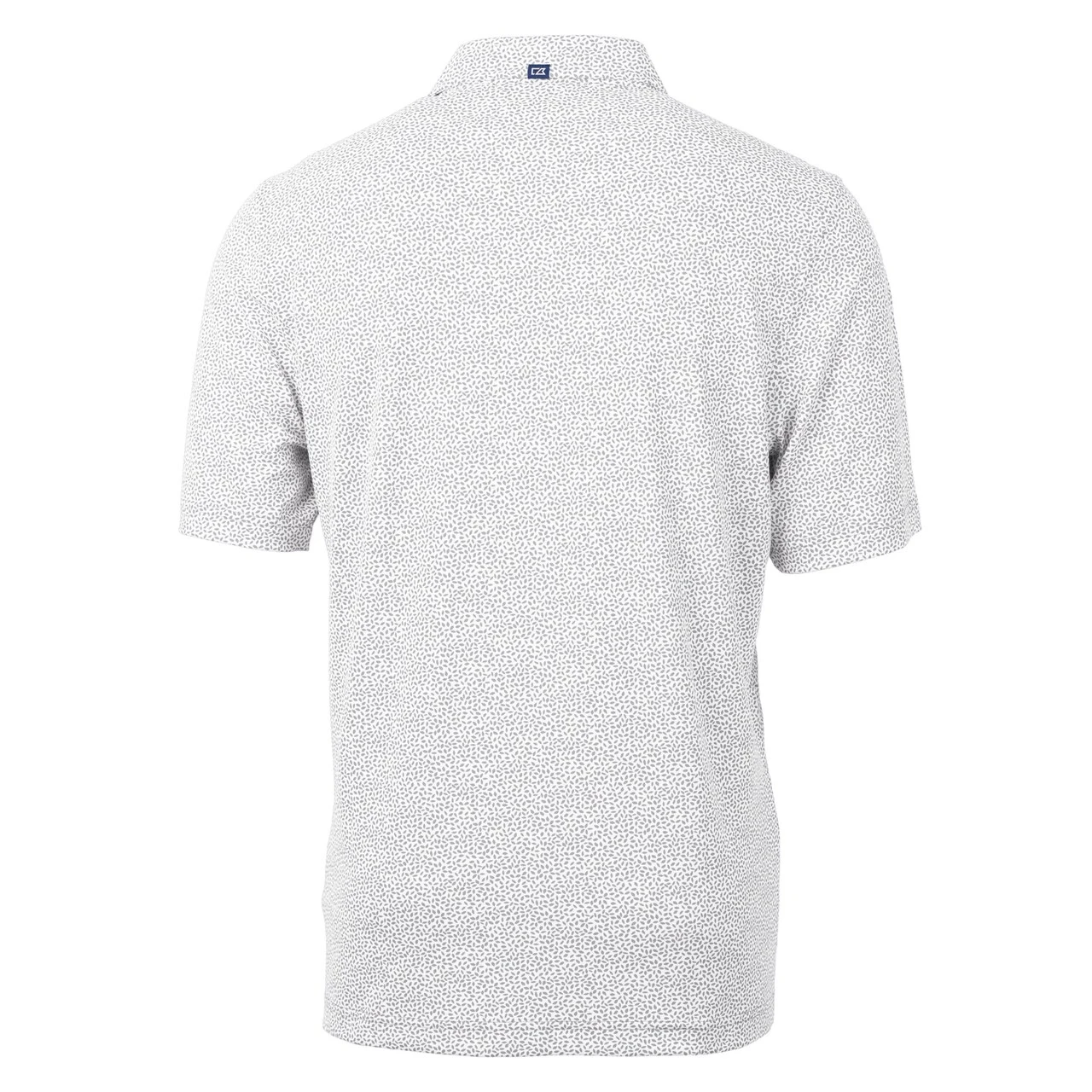 Men's San Francisco Giants Cutter & Buck Gray Virtue Eco Pique Botanical Print Recycled Polo 5 Men's San Francisco Giants Cutter & Buck Gray Virtue Eco Pique Botanical Print Recycled Polo - Image 3