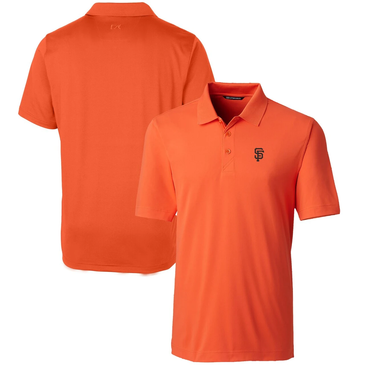 Men's San Francisco Giants Cutter & Buck Orange Forge Stretch Polo 3 Men's San Francisco Giants Cutter & Buck Orange Forge Stretch Polo