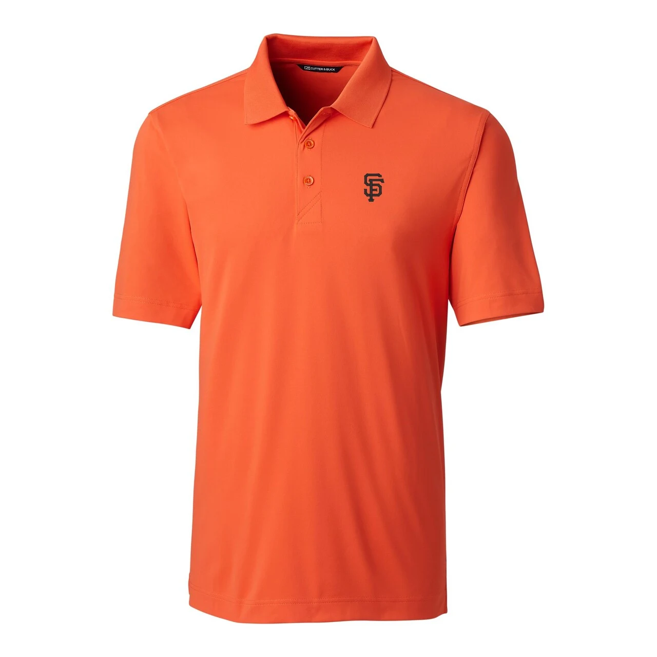 Men's San Francisco Giants Cutter & Buck Orange Forge Stretch Polo 4 Men's San Francisco Giants Cutter & Buck Orange Forge Stretch Polo - Image 2