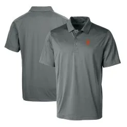 Men's San Francisco Giants Cutter & Buck Steel Prospect Textured Stretch Polo
