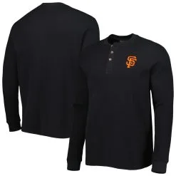 Men's San Francisco Giants Dunbrooke Black Maverick Long Sleeve T-Shirt
