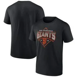 Men's San Francisco Giants Fanatics Branded Black Ahead In The Count T-Shirt