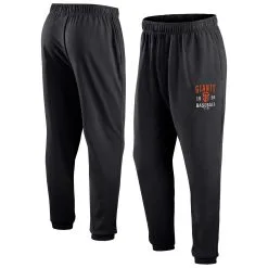 Men's San Francisco Giants Fanatics Branded Black Go Overboard Fleece Sweatpants