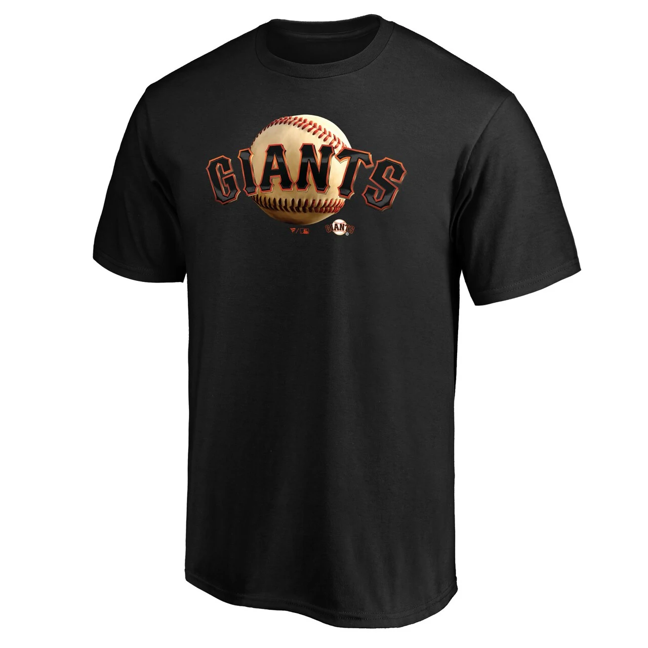 Men's San Francisco Giants Fanatics Branded Black Midnight Mascot Team Logo T-Shirt 4 Men's San Francisco Giants Fanatics Branded Black Midnight Mascot Team Logo T-Shirt - Image 2