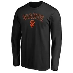 Men's San Francisco Giants Fanatics Branded Black Team Logo Lockup Long Sleeve T-Shirt -San Francisco Giants mens fanatics branded black san francisco giants team logo lockup long sleeve t shirt pi3838000 altimages ff 3838907 50872702657bdb099a1falt2 full