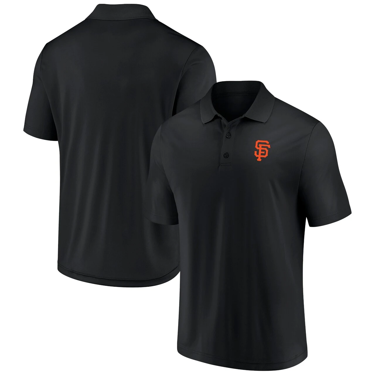 Men's San Francisco Giants Fanatics Branded Black Winning Streak Polo 3 Men's San Francisco Giants Fanatics Branded Black Winning Streak Polo