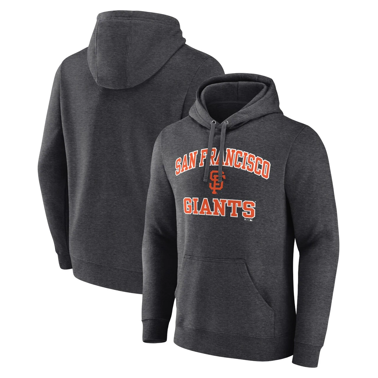 Men's San Francisco Giants Fanatics Branded Charcoal Heart & Soul Fitted Pullover Hoodie 3 Men's San Francisco Giants Fanatics Branded Charcoal Heart & Soul Fitted Pullover Hoodie