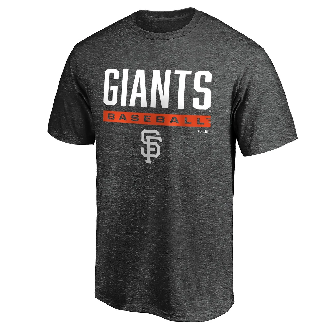 Men's San Francisco Giants Fanatics Branded Charcoal Win Stripe Logo T-Shirt II 4 Men's San Francisco Giants Fanatics Branded Charcoal Win Stripe Logo T-Shirt II - Image 2
