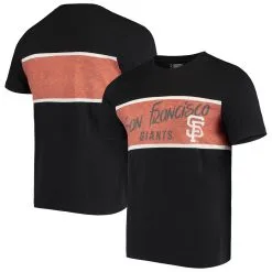 Men's San Francisco Giants FOCO Black Panel T-Shirt