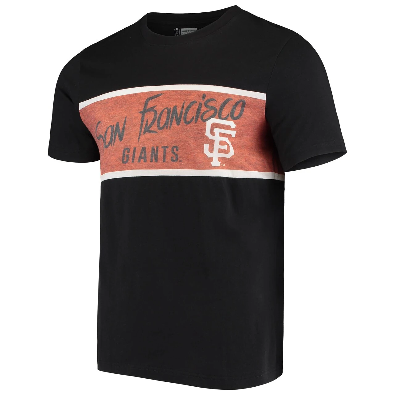 Men's San Francisco Giants FOCO Black Panel T-Shirt 4 Men's San Francisco Giants FOCO Black Panel T-Shirt - Image 2