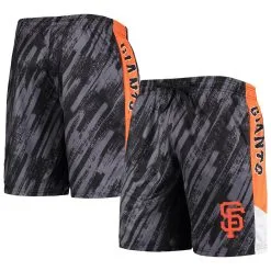Men's San Francisco Giants FOCO Black Static Shorts