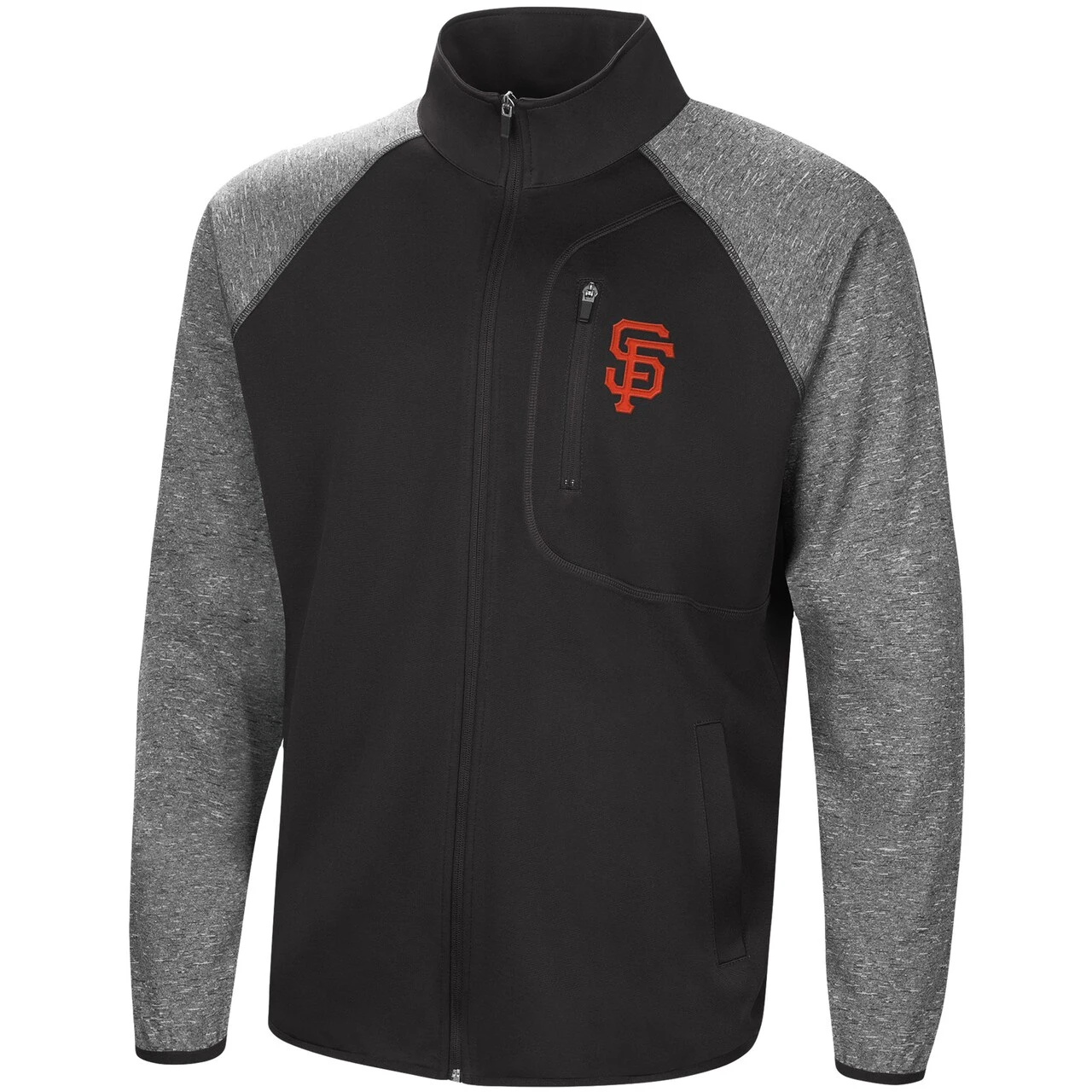 Men's San Francisco Giants G-III Sports By Carl Banks Black Freestyle Transitional Raglan Full-Zip Jacket 4 Men's San Francisco Giants G-III Sports By Carl Banks Black Freestyle Transitional Raglan Full-Zip Jacket - Image 2