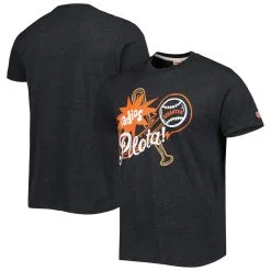 Men's San Francisco Giants Homage Charcoal Hyper Local Tri-Blend T-Shirt