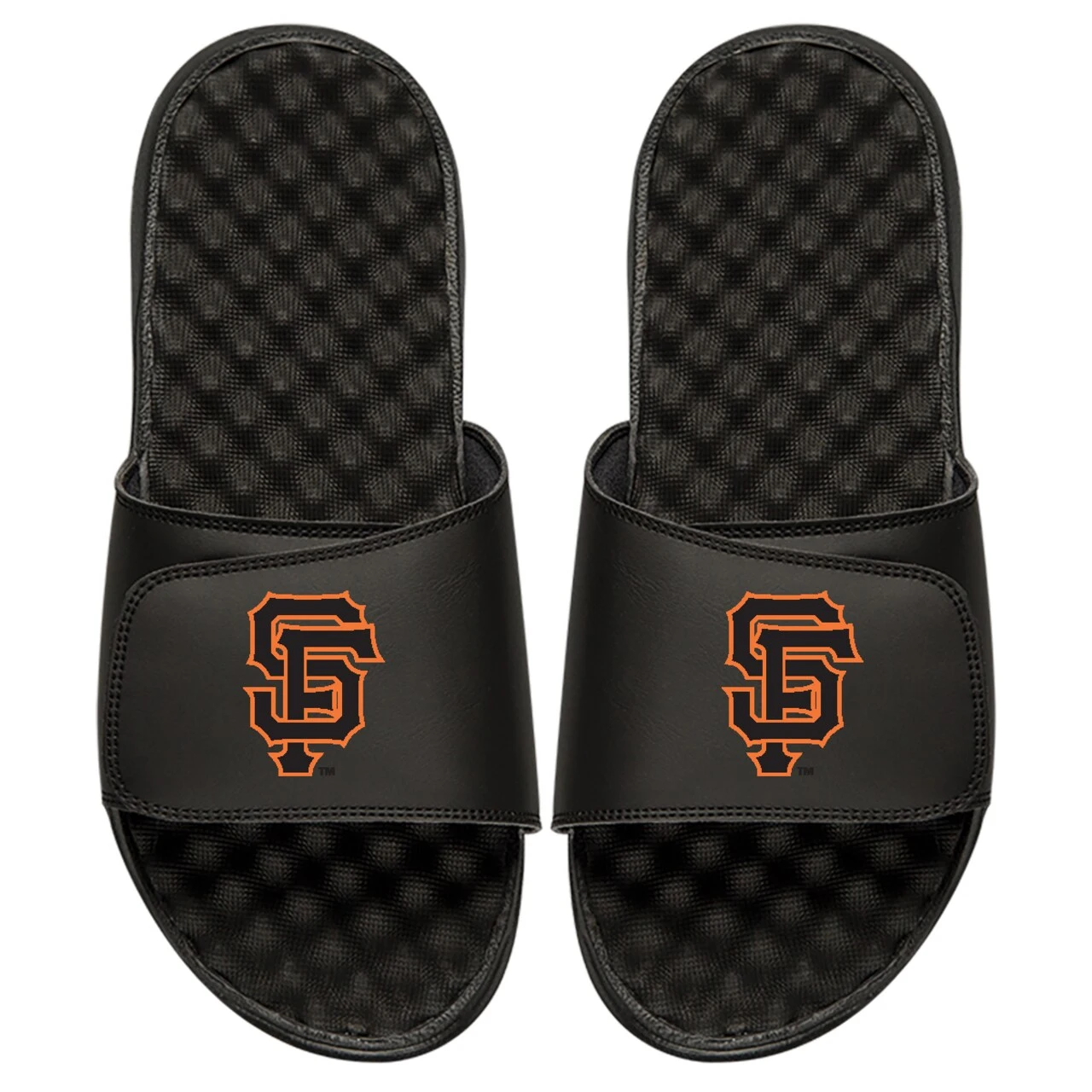 Men's San Francisco Giants ISlide Black Personalized Alternate Logo Slide Sandals 3 Men's San Francisco Giants ISlide Black Personalized Alternate Logo Slide Sandals