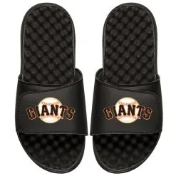 Men's San Francisco Giants ISlide Black Primary Logo Slide Sandals