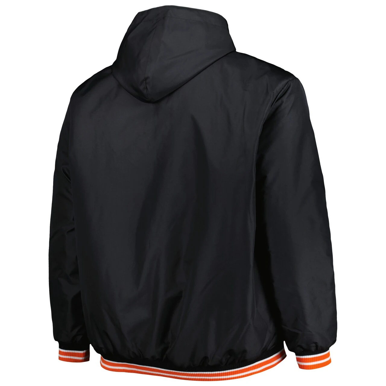 Men's San Francisco Giants JH Design Black Reversible Fleece Full-Snap Hoodie Jacket 5 Men's San Francisco Giants JH Design Black Reversible Fleece Full-Snap Hoodie Jacket - Image 3