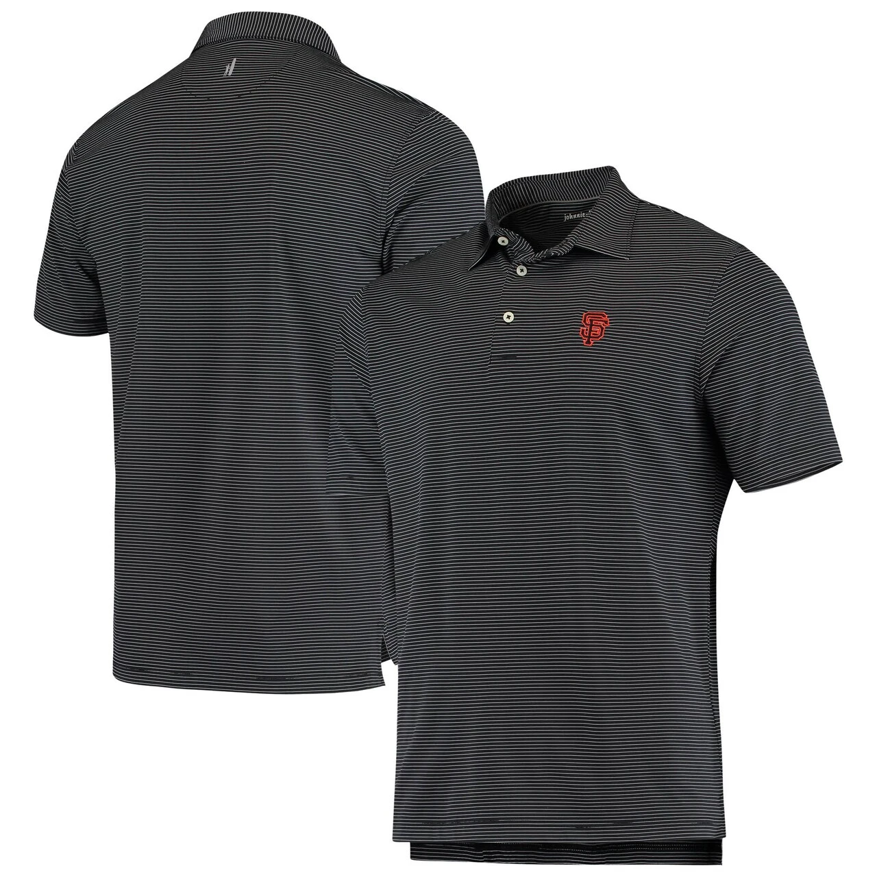 Men's San Francisco Giants Johnnie-O Black Albatross Polo 3 Men's San Francisco Giants Johnnie-O Black Albatross Polo