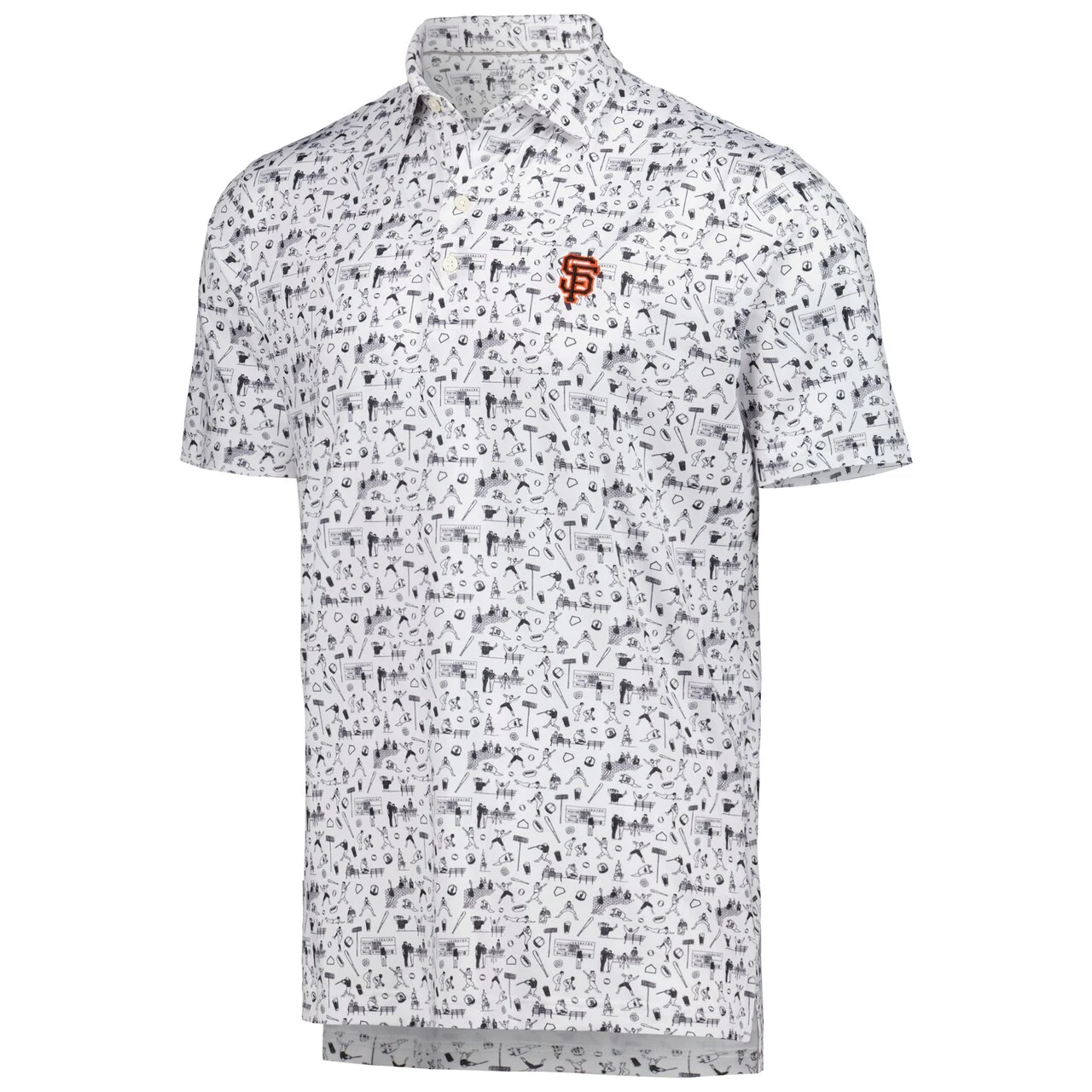 Men's San Francisco Giants Johnnie-O Black Ballpark Polo 4 Men's San Francisco Giants Johnnie-O Black Ballpark Polo - Image 2