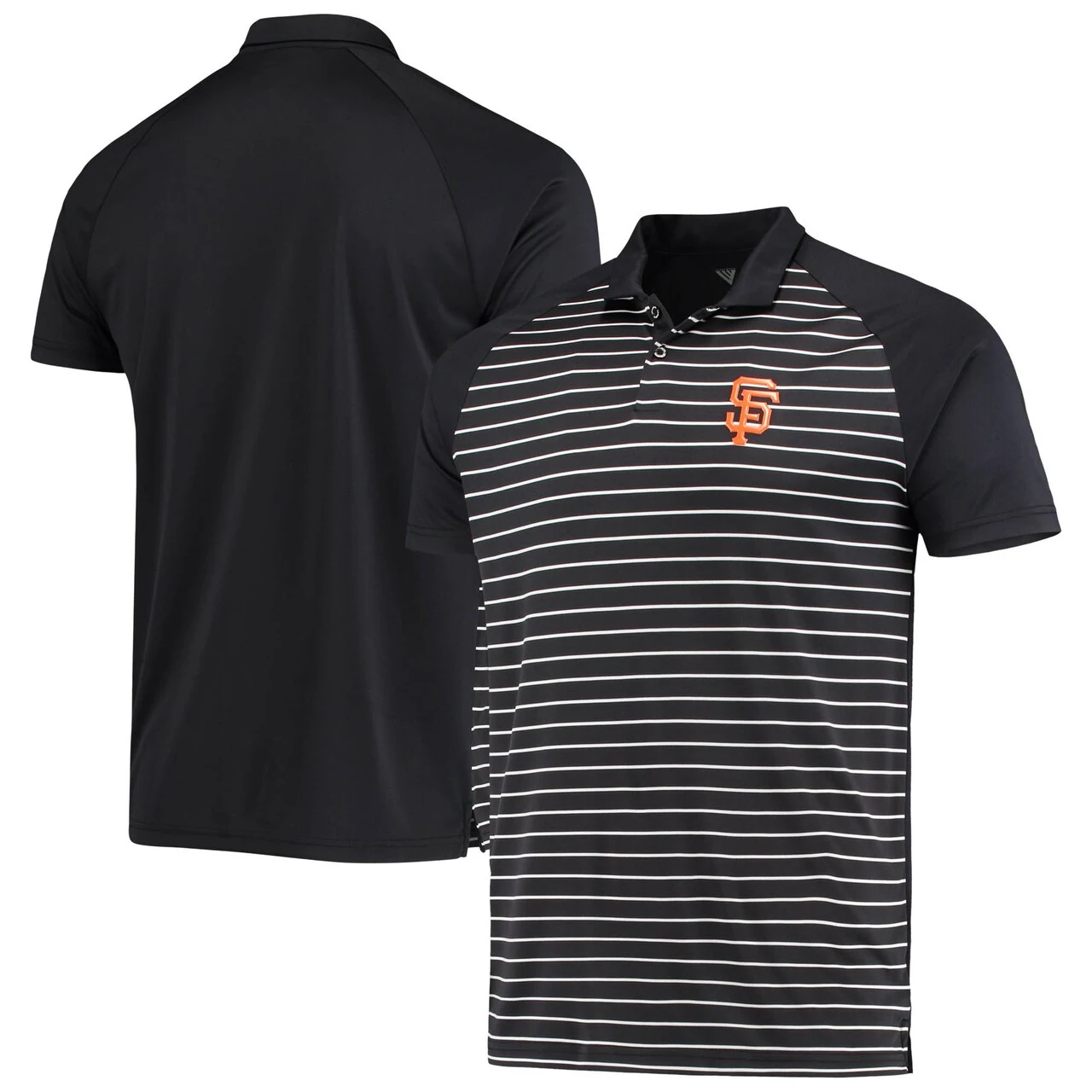 Men's San Francisco Giants Levelwear Black Insignia Pulse Raglan Polo 3 Men's San Francisco Giants Levelwear Black Insignia Pulse Raglan Polo