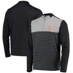 Men's San Francisco Giants Levelwear Black Insignia Wade Half-Zip Jacket