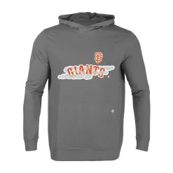 Men's San Francisco Giants Levelwear Gray City Connect Relay Core Logo Pullover Hoodie