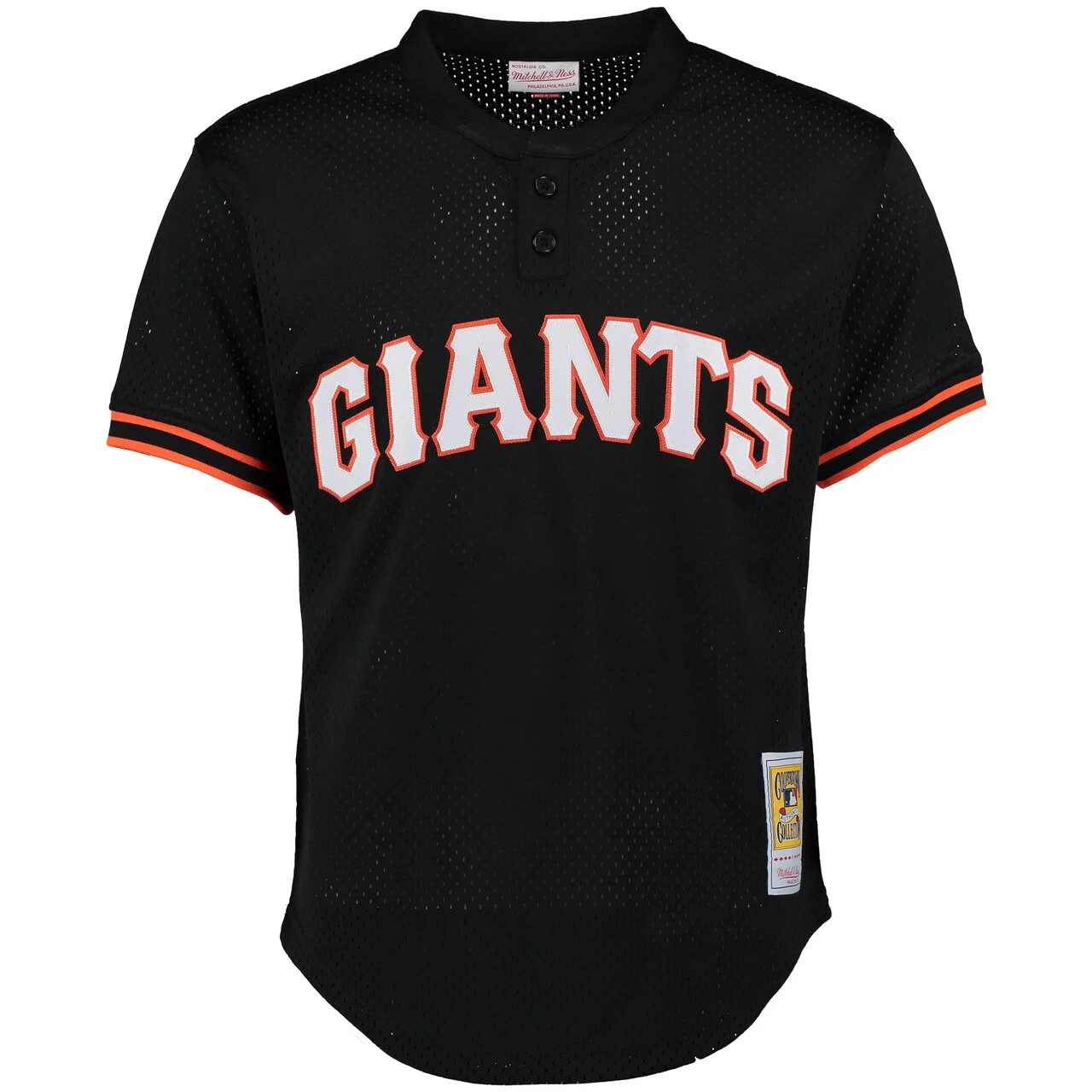 Men's San Francisco Giants Matt Williams Mitchell & Ness Black Cooperstown Mesh Batting Practice Jersey 4 Men's San Francisco Giants Matt Williams Mitchell & Ness Black Cooperstown Mesh Batting Practice Jersey - Image 2