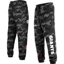 Men's San Francisco Giants New Era Black Camo Jogger Pants